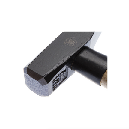 FORTE TOOLS Engineer's Hammer - Wooden Handle - Head Weight 500 g - Premium Tool, Forged - Ring Key - Lacquered Head (000051151026)
