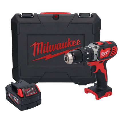 Milwaukee M18 BPD-501C Akku Schlagbohrschrauber 18 V 60 Nm + 1x Akku 5,0 Ah + Koffer - ohne Ladegerät