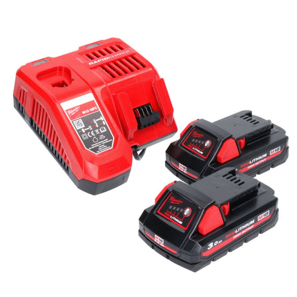 Milwaukee M18 FMTIW2F12-302X Cordless impact wrench 18 V 745 Nm 1/2" brushless + 2x rechargeable battery 3.0 Ah + charger + HD box