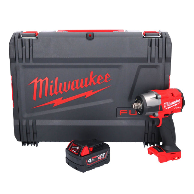 Milwaukee M18 FMTIW2F12-401X Avvitatore a impulsi a batteria 18 V 745 Nm 1/2" brushless + 1x batteria 4,0 Ah + scatola HD - senza caricabatterie