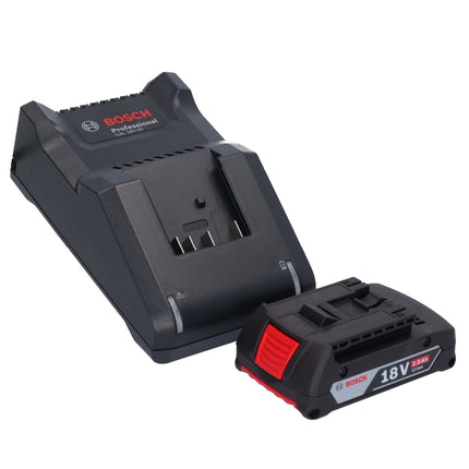 Bosch GSB 18V-55 Taladro percutor inalámbrico profesional 18 V 55 Nm sin escobillas + 1x batería 2,0 Ah + cargador + L-Boxx