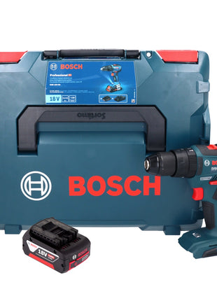 Bosch GSB 18V-55 Professional Cordless Combi drill 55 Nm 18V Brushless + 1x Battery 4.0 Ah + L-Boxx Case - without charger