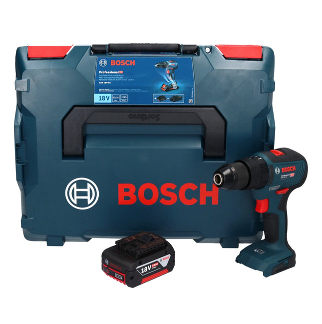 Bosch GSB 18V-55 Trapano a percussione professionale a batteria 18 V 55 Nm brushless + 1x batteria ricaricabile 5,0 Ah + L-Boxx - senza caricabatterie