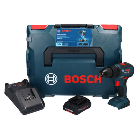 Bosch GSB 18V-55 Professional taladro percutor inalámbrico 18 V 55 Nm sin escobillas + 1x batería ProCORE 4,0 Ah + cargador + L-Boxx