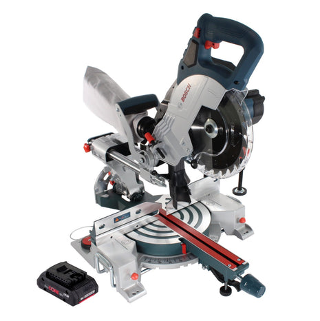 Bosch Professional GCM 18V-216 Cordless Mitre Saw 216mm 18V BITURBO Brushless + 1x Battery ProCORE 4.0Ah - without charger