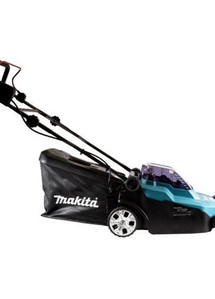 Cortacésped a batería Makita DLM 382 CM2 36 V (2x 18 V) 38 cm 40 l + 2x batería 4,0 Ah + cargador doble