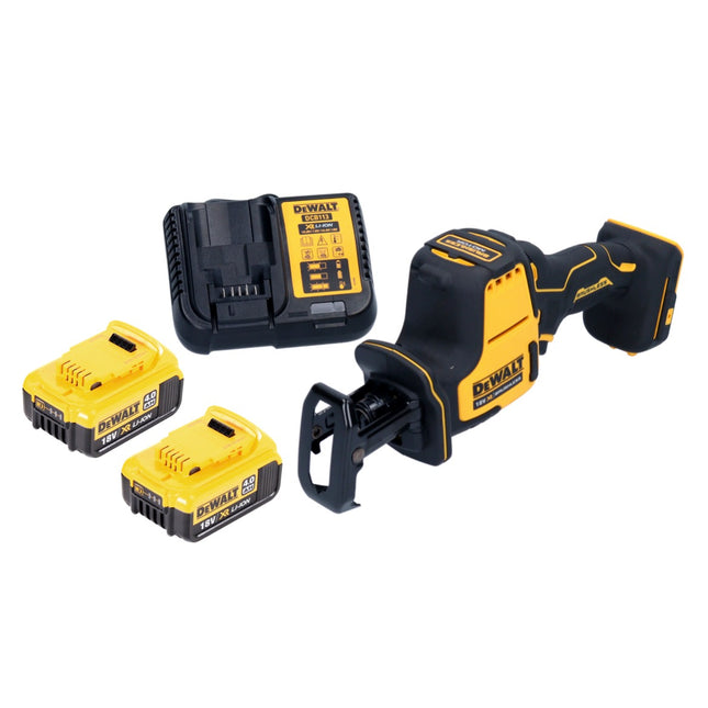 Sega alternativa a batteria DeWalt DCS 369 M2 Sega alternativa a batteria 18 V brushless + 2x batteria 4,0 Ah + caricabatterie