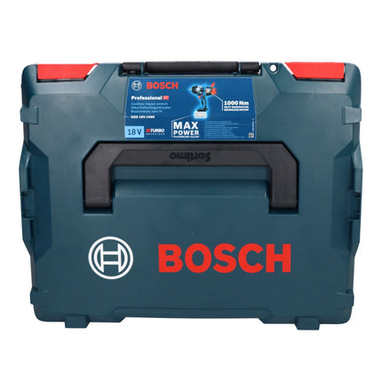 Bosch GDS 18V-1000 Professional Akku Drehschlagschrauber 18 V 1000 Nm BITURBO Brushless + 2x ProCORE Akku 8,0 Ah + Ladegerät + L-Boxx ( 06019J8302 )