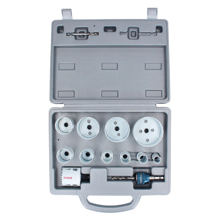 Bosch BIM Progressor PC Uni Lochsägen Set 14 tlg. ( 2608584667 ) 19 / 22 / 25 / 29 / 35 / 38 / 44 / 51 / 57 / 64 / 76 mm - Toolbrothers