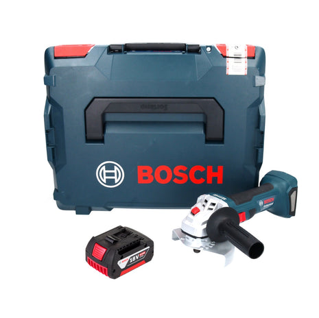 Bosch GWS 18V-7 Professional Akku Winkelschleifer 18 V 125 mm 22,23 mm Brushless + 1x Akku 6,0 Ah  + L-Boxx - ohne Ladegerät