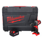 Milwaukee M18 BLPD2-601X Akku Schlagbohrschrauber 18 V 82 Nm Brushless + 1x Akku 6,0 Ah + HD Box - ohne Ladegerät