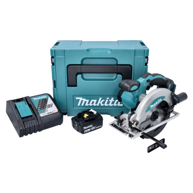 Makita DSS 610 RG1J Akku Handkreissäge 18 V 165 mm + 1x Akku 6,0 Ah + Ladegerät + Makpac