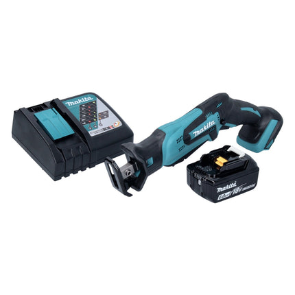 Makita DJR 185 RG1 cordless reciprocating saw 18 V + 1x rechargeable battery 6.0 Ah + charger