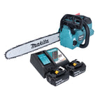 Makita DUC 406 RTB Akumulatorowa pilarka łańcuchowa 36 V ( 2x 18 V ) 40 cm bezszczotkowa + 2x akumulator 5,0 Ah + ładowarka