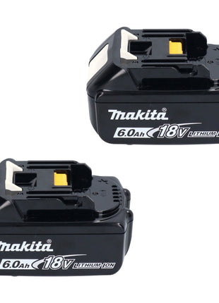 Motosierra a batería Makita DUC 406 GB 36 V (2x 18 V) 40 cm sin escobillas + 2x batería 6,0 Ah - sin cargador