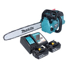 Makita DUC 406 RGB Akumulatorowa pilarka łańcuchowa 36 V ( 2x 18 V ) 40 cm bezszczotkowa + 2x akumulator 6,0 Ah + ładowarka