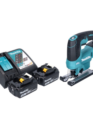 Makita DJV 184 RM Akku Pendelhub Stichsäge 18 V Brushless + 2x Akku 4,0 Ah + Ladegerät - Toolbrothers