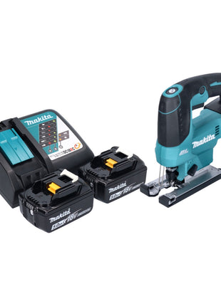 Sierra de calar pendular sin cable Makita DJV 184 RT 18 V sin escobillas + 2x batería recargable 5,0 Ah + cargador