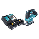 Sierra de calar pendular sin cable Makita DJV 184 RT 18 V sin escobillas + 2x batería recargable 5,0 Ah + cargador