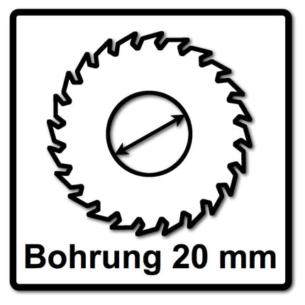 Hoja de sierra Makita CCM13625E SPECIALIZED EFFICUT 2 piezas (2x E-12120) 136 x 1,4 x 20 mm 25 dientes para madera