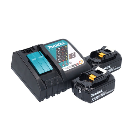 Ventilatore a batteria Makita DCF203F1 14,4V - 18V + 2x batterie 3,0 Ah + caricabatterie