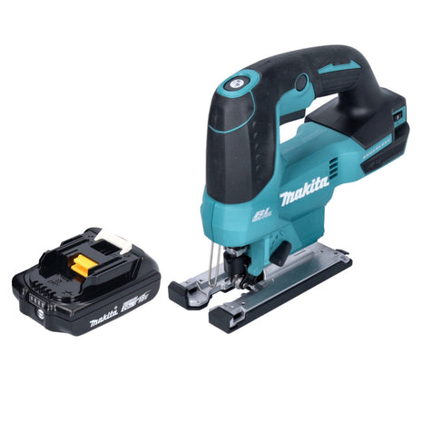 Seghetto alternativo a batteria Makita DJV 184 A1 18 V brushless + 1x batteria ricaricabile 2,0 Ah - senza caricabatterie