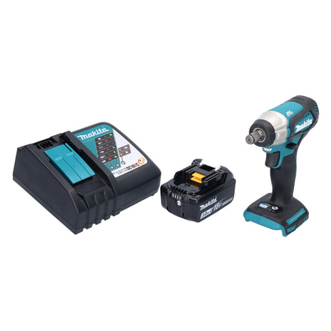 Makita DTW 181 RF cordless impact wrench 18 V 210 Nm 1/2" brushless + 2x rechargeable battery 3.0 Ah + charger