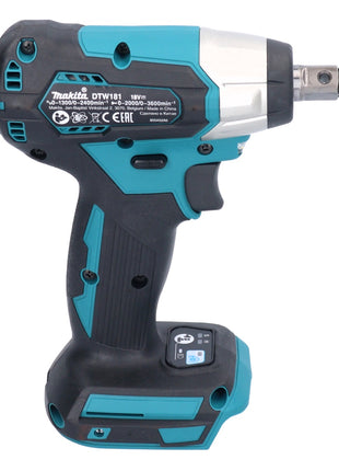 Makita DTW 181 RM Atornillador de impacto inalámbrico 18 V 210 Nm 1/2" sin escobillas + 2x baterías 4,0 Ah + cargador