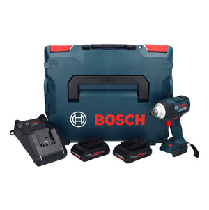 Bosch GDS 18V-300  Akku Schlagschrauber 18 V 300 Nm 1/2" Brushless ( 06019D8202 ) + 2x ProCORE Akku 4,0 Ah + Ladegerät + L-Boxx