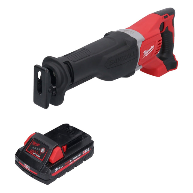 Milwaukee M18 BSX-301 Cordless Sabre Saw 18V + 1x Battery 3.0 Ah - without charger
