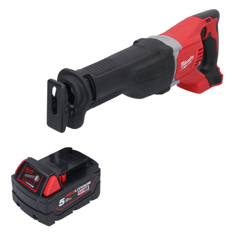 Milwaukee M18 BSX-501 Scie sabre sans fil 18V + 1x Batterie 5,0 Ah - sans chargeur