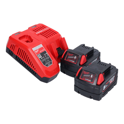 Sierra de sable sin cable Milwaukee M18 BSX-502 18 V + 2x batería 5.0 Ah + cargador