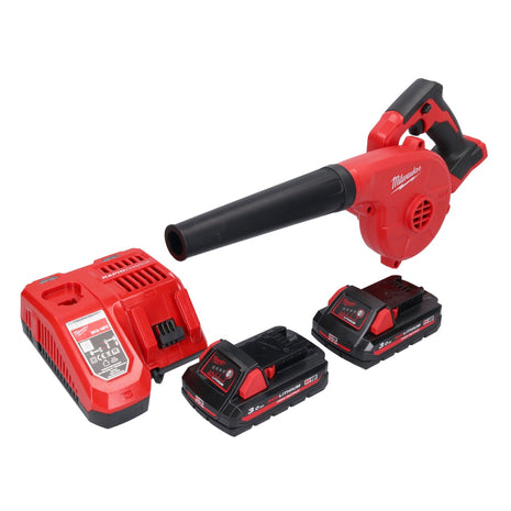 Milwaukee M18 BBL-302 Batterie prompteur 18 V + 2x batterie 3,0 Ah + kit chargeur