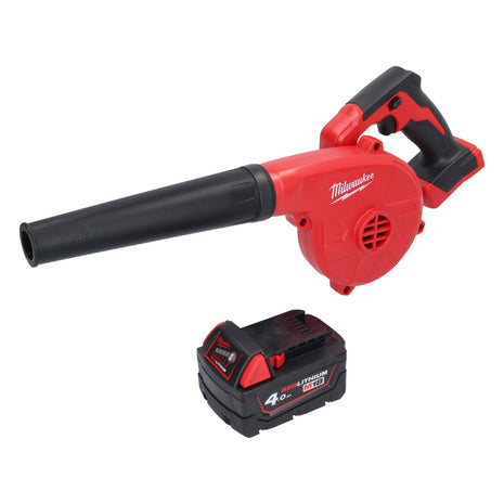 Milwaukee M18 BBL-401 akumulatorowa dmuchawa 18 V + 1x akumulator 4,0 Ah - bez ładowarki