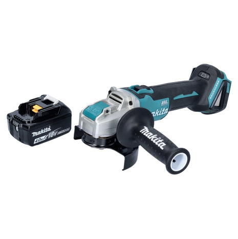 Makita DGA 521 M1X1 Cordless angle grinder 18 V 125 mm X-LOCK Brushless + 1x battery 4.0 Ah - without charger