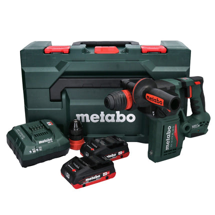 Metabo KH 18 LTX BL 24 Q cordless combihammer 18 V 2.2 J + 2x battery 4.0 Ah + charger + metaBOX ( 601714800 )