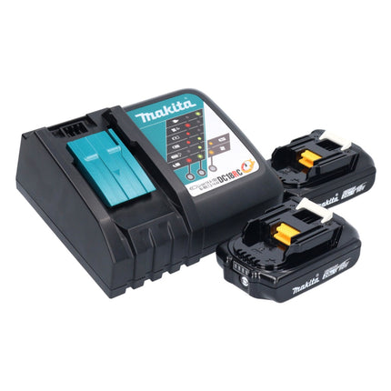 Makita DTW 285 RA Akku Schlagschrauber 18 V 280 Nm 1/2" Brushless + 2x Akku 2,0 Ah + Ladegerät