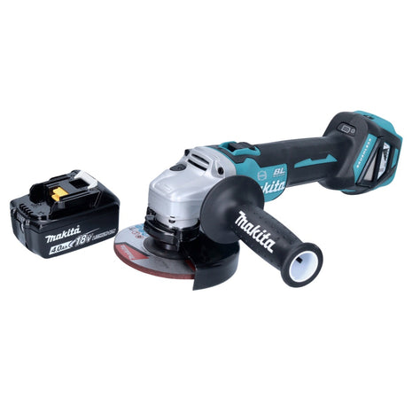 Makita DGA 513 M1 cordless angle grinder 18 V 125 mm brushless + 1x battery 4.0 Ah - without charger