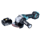 Amoladora angular sin cable Makita DGA 513 T1 18 V 125 mm sin escobillas + 1x batería recargable 5,0 Ah - sin cargador