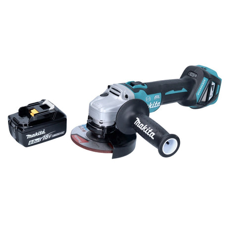 Makita DGA 513 G1 cordless angle grinder 18 V 125 mm brushless + 1x rechargeable battery 6.0 Ah - without charger