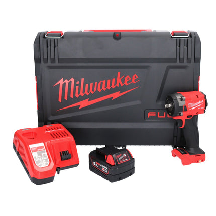 Milwaukee M18 FIW2F38-501X Cordless impact wrench 18 V 339 Nm 3/8 " Brushless + 1x rechargeable battery 5.0 Ah + charger + HD box