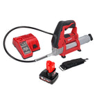 Milwaukee Milwaukee M12 GG-601C Batterie pompe à graisse 12 V 562 bar + 1x batterie 6,0 Ah + chargeur