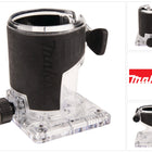 Makita edge router module 6 / 8 mm for multifunction routers DRT50/RT0700C ( 199089-4 ) transparent