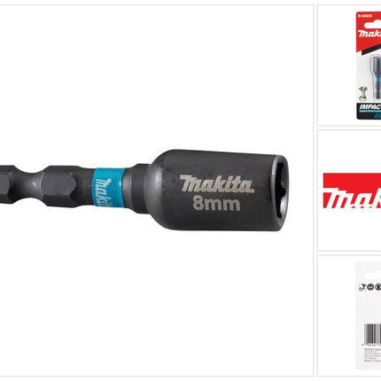 Makita B-66830 Socket spanner SW8 50 mm 1/4" Impact Black