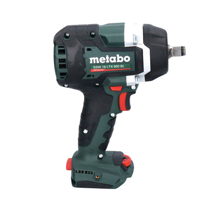 Metabo SSW 18 LTX 800 BL Visseuse à choc sans fil 18 V 800 Nm 1/2" ( 602403840 ) Brushless + metaBOX - sans batterie, sans chargeur