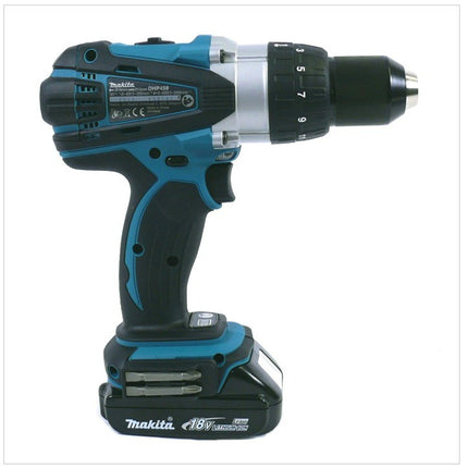 Makita DHP 458 Y1J Akku Schlagbohrschrauber 18V 91Nm im Makpac + 1x 1,5 Ah Akku - Toolbrothers