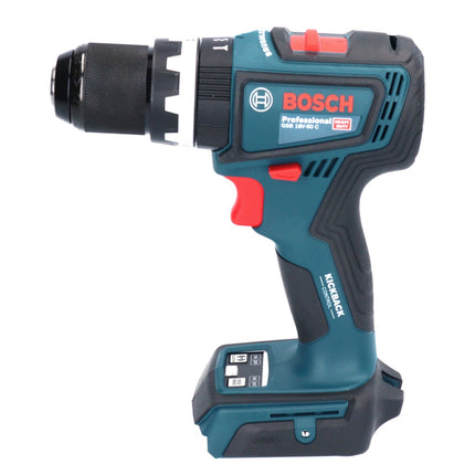 Bosch GSB 18V-90 C Profesjonalna akumulatorowa wiertarko-wkrętarka udarowa 18 V 64 Nm bezszczotkowa + 1x akumulator ProCORE 8,0 Ah + ładowarka + L-Boxx