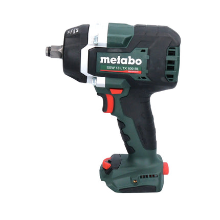 Metabo SSW 18 LTX 800 BL akumulatorowy klucz udarowy 18 V 800 Nm 1/2" bezszczotkowy + 1x akumulator 4,0 Ah + ładowarka + metaBOX