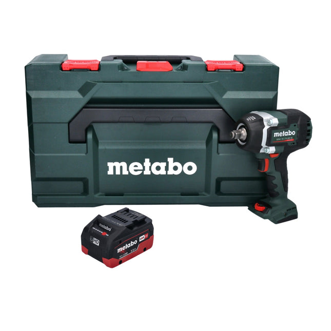 Metabo SSW 18 LTX 800 BL Visseuse à choc sans fil 18 V 800 Nm 1/2" Brushless + 1x batterie 5,5 Ah + metaBOX - sans chargeur
