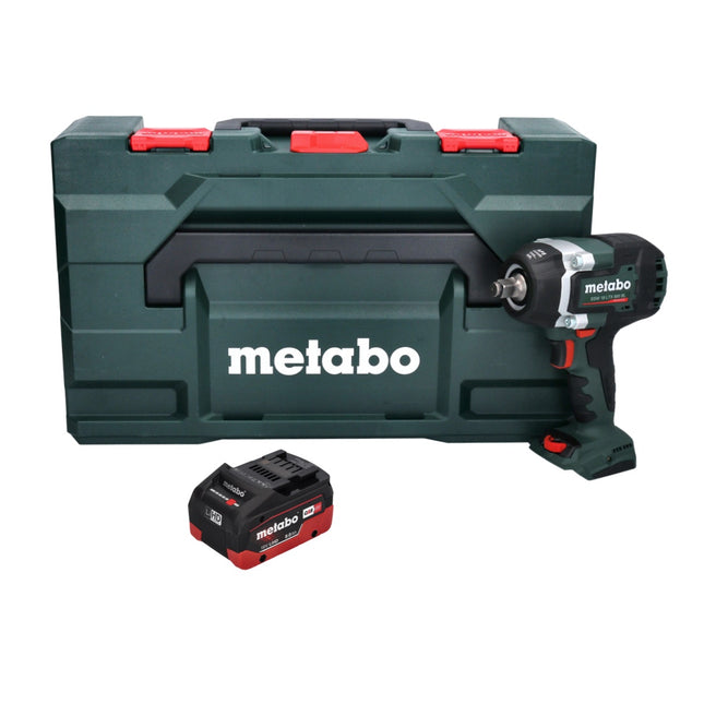 Metabo SSW 18 LTX 800 BL Akku Schlagschrauber 18 V 800 Nm 1/2" Brushless + 1x Akku 8,0 Ah + metaBOX - ohne Ladegerät